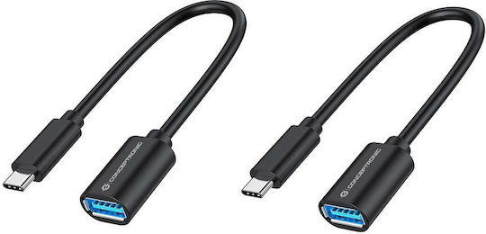 Conceptronic Μετατροπέας USB-C male σε USB-A female 1τμχ ABBY11B