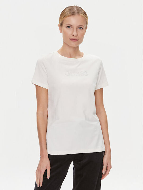 Guess Women's Athletic T-shirt Beige