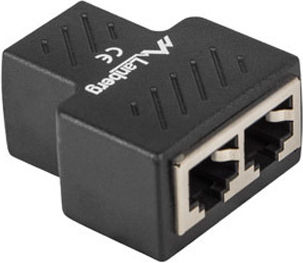 Adaptor de fibră optică 2XRJ45 ECRANAT 1buc