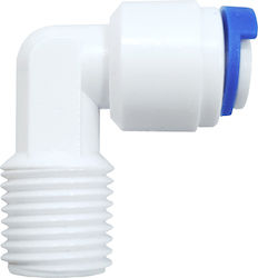 QWaterFilters Quick-1/4" NPT-1/8" Αρσενικό Γωνία για Φίλτρα Νερού