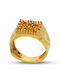 Folli Follie Mosaic Moments Femeie Chevalier Inel din Argint Placat cu aur