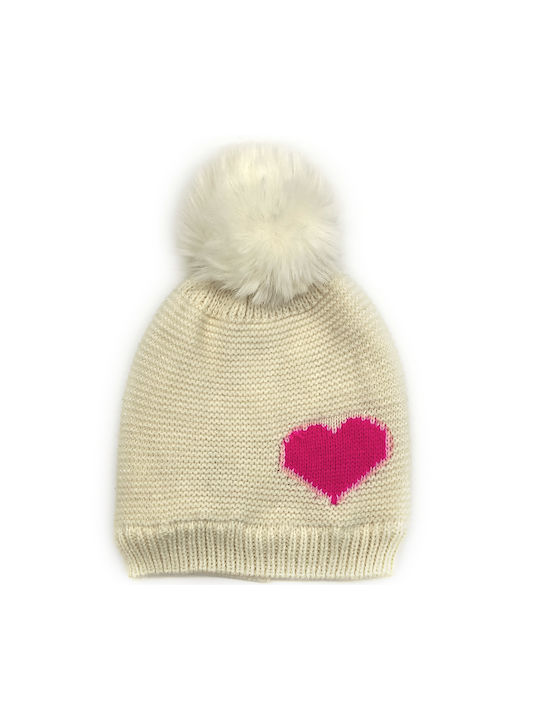 Gift-Me Kids Beanie Knitted White