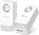 TP-LINK PG2400P KIT v1 Powerline Dublu pentru Conexiune prin Cablu cu Prin trecere Prize și 2 Porturi Gigabit Ethernet
