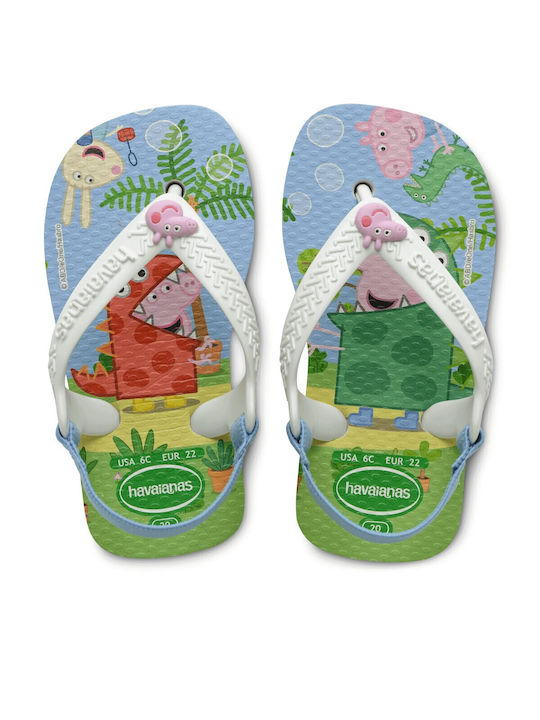 Havaianas Παιδικές Σαγιονάρες Peppa Pig Μπλε