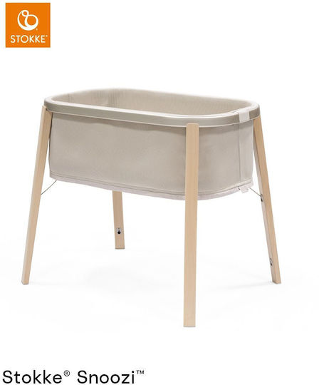 Stokke Wiege Snoozi mit Matratze und Rädern