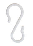 Tpster Plastic Hanger Kitchen Hook White 6pcs 32626
