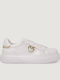 Yoko 01 Γυναικεία Flatforms Sneakers Λευκά