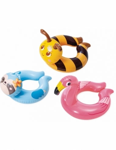 Intex Inel de Înot pentru Copii cu Diametru 64cm. pentru 4-6 Ani Galben Albină