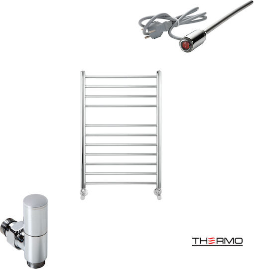 Thermo Bellavia Towel Rail Bathroom 750x500 204kcal/h Silver