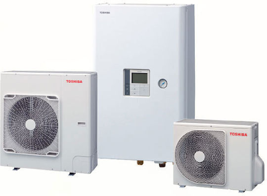 Toshiba Estia Wärmepumpe 11kW Dreiphasig 65°C Teilen