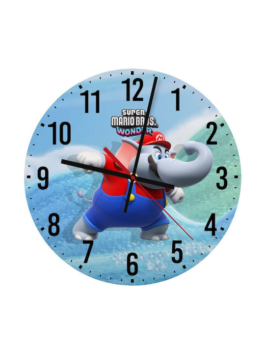 Koupakoupa Kinder Wanduhr Super Mario And Friends Hölzernes