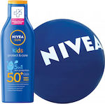 Nivea Protect & Moisture Waterproof Kids Sunscreen Emulsion SPF50 200ml & Gift Beach Ball