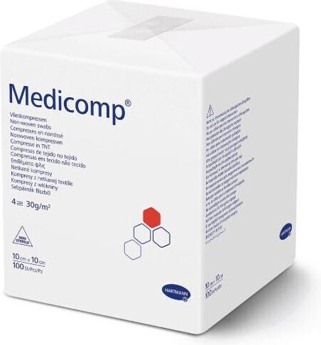 Hartmann Medicomp Non-Sterile Gauzes 10x10cm 421825 100pcs