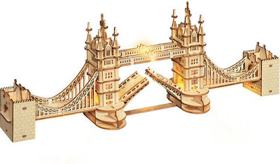 Rolife Wooden Construction Toy Tower Bridge