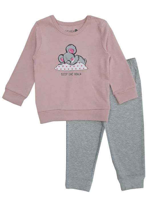 Venere Kids Pajamas Venere Pink