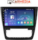 Carmedia Ηχοσύστημα Αυτοκινήτου για Skoda Yeti 2014+ (Bluetooth/USB/WiFi/GPS/Apple-Carplay/Android-Auto) με Οθόνη Αφής 10"