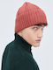 Beanie Unisex Σκούφος Πλεκτός σε Μπορντό χρώμα
