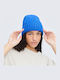 Beanie Unisex Σκούφος Πλεκτός σε Μπλε χρώμα
