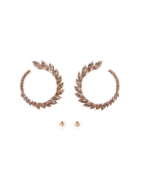 Earrings Hoops made of Steel Gold Plated