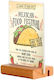 M&T Displays Menu Holder with Wooden Cover in Brown Color