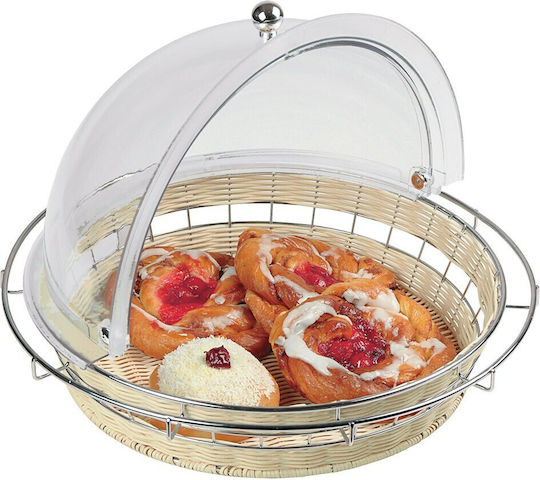 Garibaldi Kunststoff Roll-Top Rund Gewerbliche Serviertellerabdeckungen 38cm