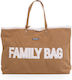 Childhome Τσάντα-Αλλαξιέρα Ώμου/Χειρός Family Bag Καφέ 50x18x40εκ.