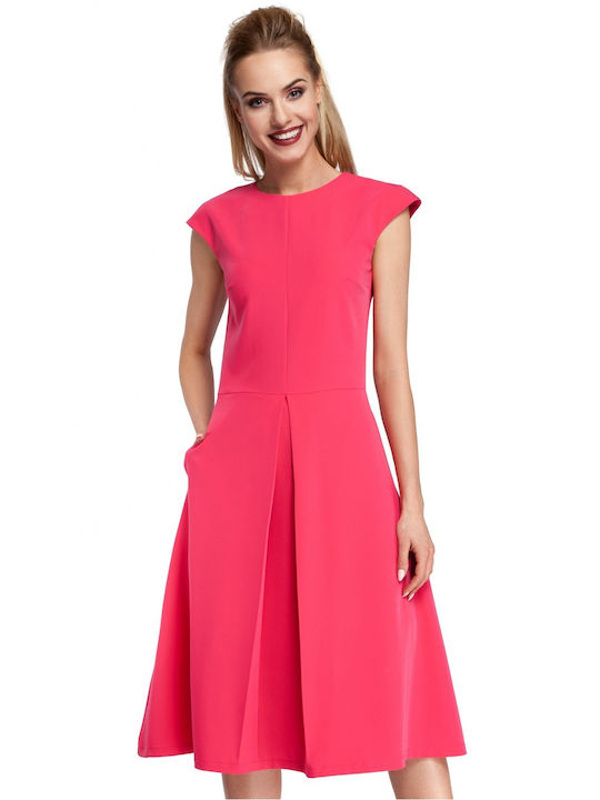 MOE Midi Dress Fuchsia