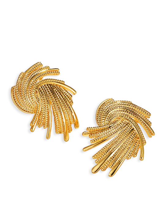 Kloxx Earrings made of Steel Gold Plated