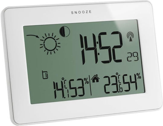 TFA 35.1128.02 Wireless Digital Weather Station Tabletop White