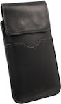 Leather Belt Case Black 12/12