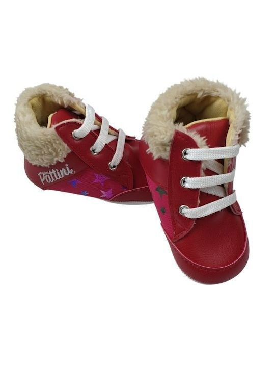 Baby Pattini Baby Sneakers Red