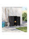 Double-leaf Polypropylene Outdoor Storage Cabinet 65x37x85 cm