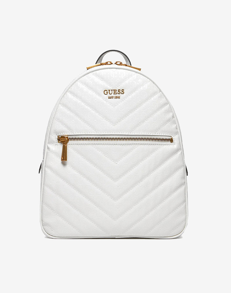 Guess white mini backpack hotsell