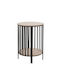 Round Side Table Metallic L42xW42xH57cm