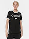 Guess K8fq4 Γυναικείο T-shirt Μαύρο