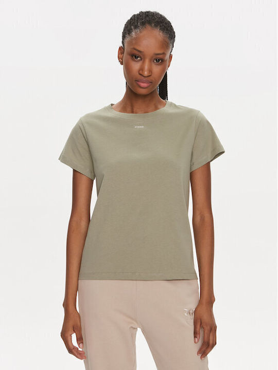 Pinko 100373 Women's T-shirt Green