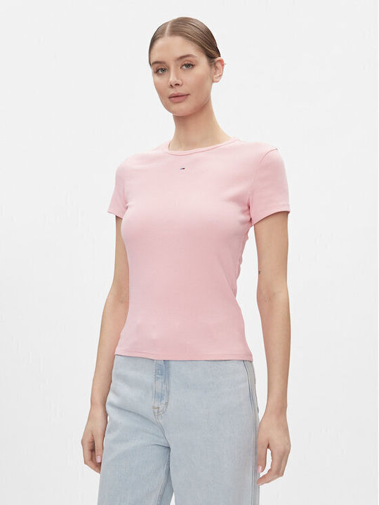 Tommy Hilfiger Essential Feminin Tricou Pink