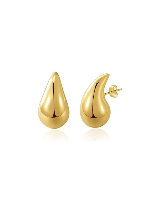 Earrings made of Steel Gold Plated