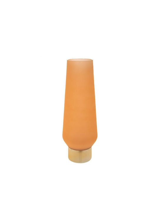 Iliadis Decorative Vase Orange 11.5x11.5x45cm