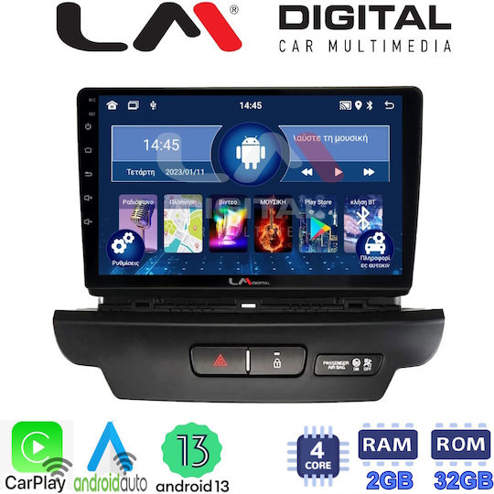 Sistem Audio Auto Pentru Kia Ceed 2018 > 2022 Bluetooth USB Wi-Fi GPS Apple CarPlay Android Auto Partitură Cu Ecran Tactil 10"