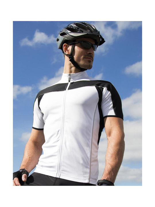 Result Short Sleeves Cycling Jersey White