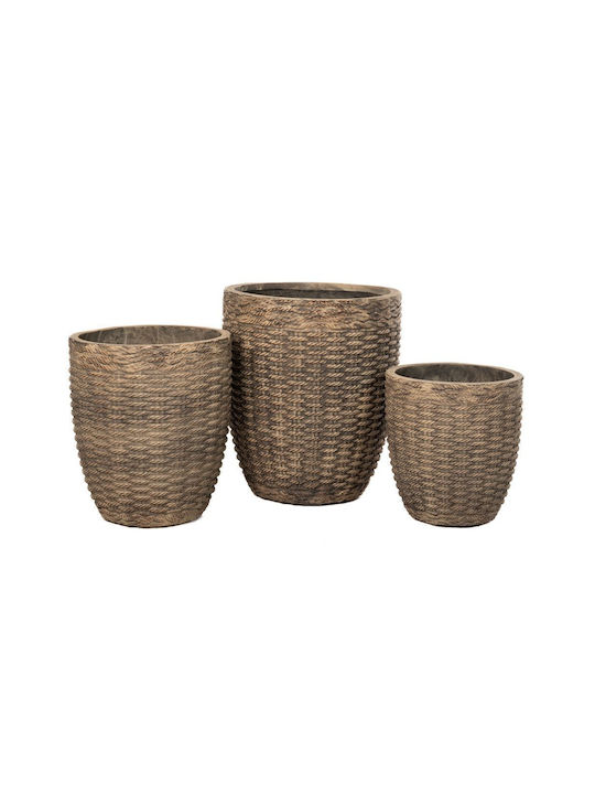 Iliadis Pot Brown Set 3pcs