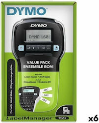 Dymo Lm160 Etichetator Portabil in Negru Culoare 6τμχ