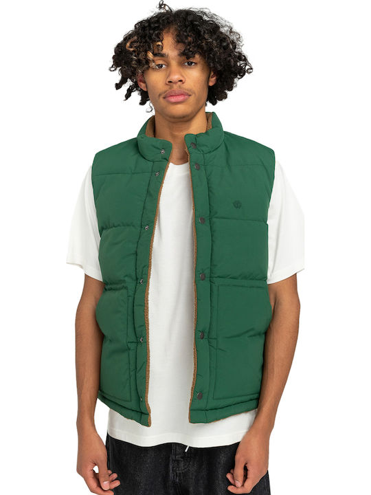 Ärmellos Winter Jacke Dark Green