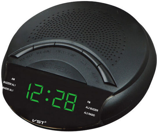 AKAI Tisch-Digitaluhr mit Wecker & Radio Rot VST-903 AKAI Tisch-Digitaluhr mit Wecker & Radio Rot VST-903