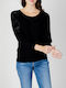 Guess Women's Long Sleeve Sweater Black