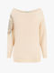 Guess Women's Long Sleeve Sweater Cream