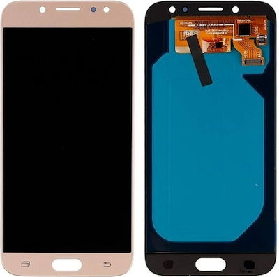 Οθόνη Oled mit Touchscreen für Galaxy J7 2017 (Gold)