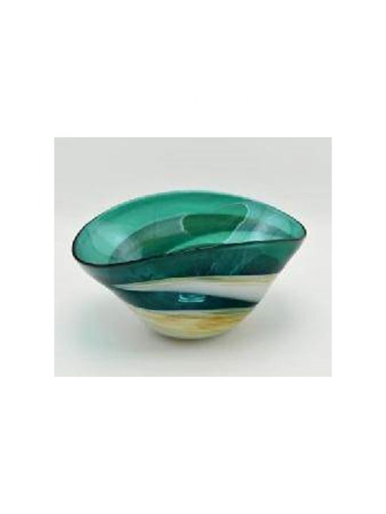 Iliadis Glass Decorative Bowl 30x21x16cm