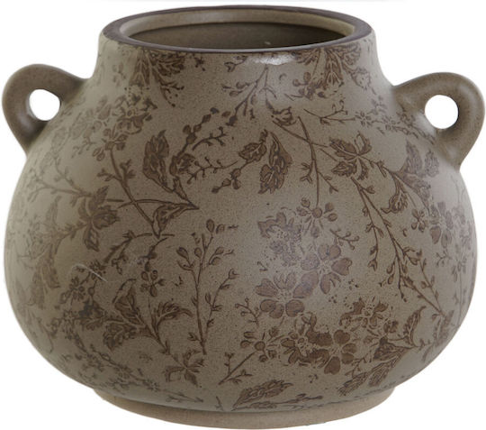 Home Esprit Vase Keramik Braun F20xY21cm
